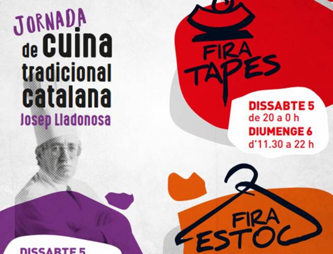 Cartell Jornada de cuina catalana tradicional, Firatapes i Firaestoc