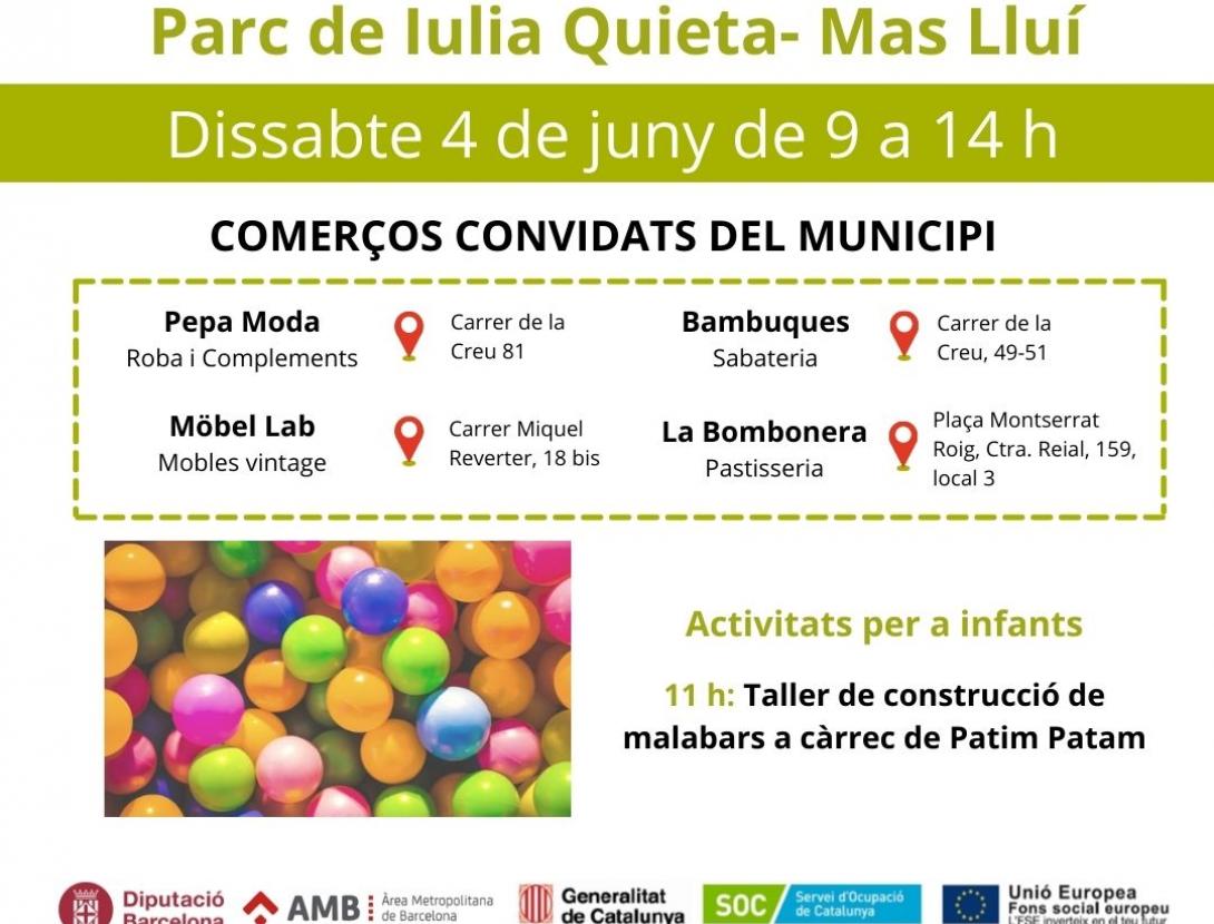 Mercat ambulant amb activitats i jocs