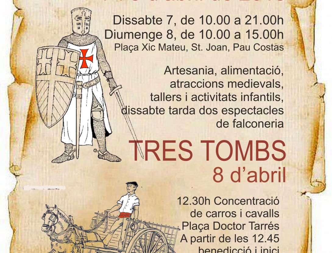 MERCAT MEDIEVAL TRES TOMBS