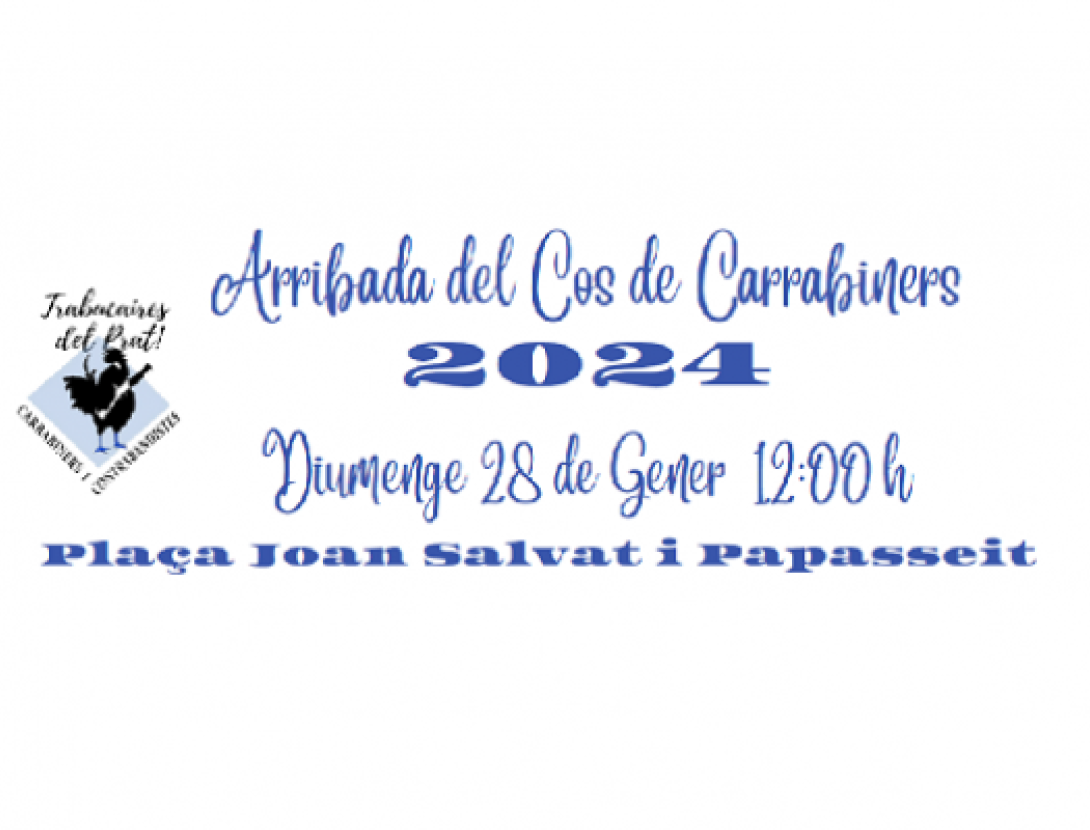 Arribada del Cos de Carrabiners al Prat