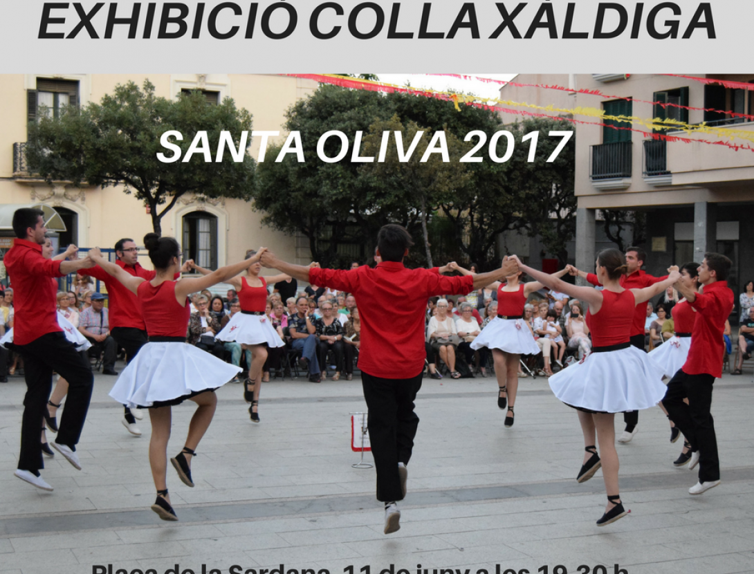 Ballada de sardanes amb la Cobla Vila d'Olesa i exhibició de sardana esportiva amb la Colla Xàldiga