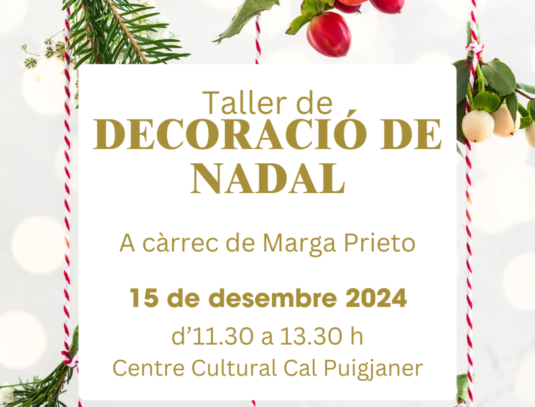 Taller de decoració de Nadal