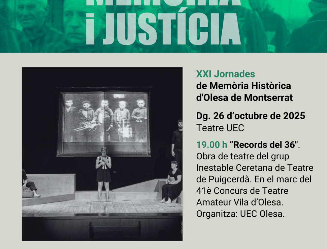 Obra de teatre "Records del 36"