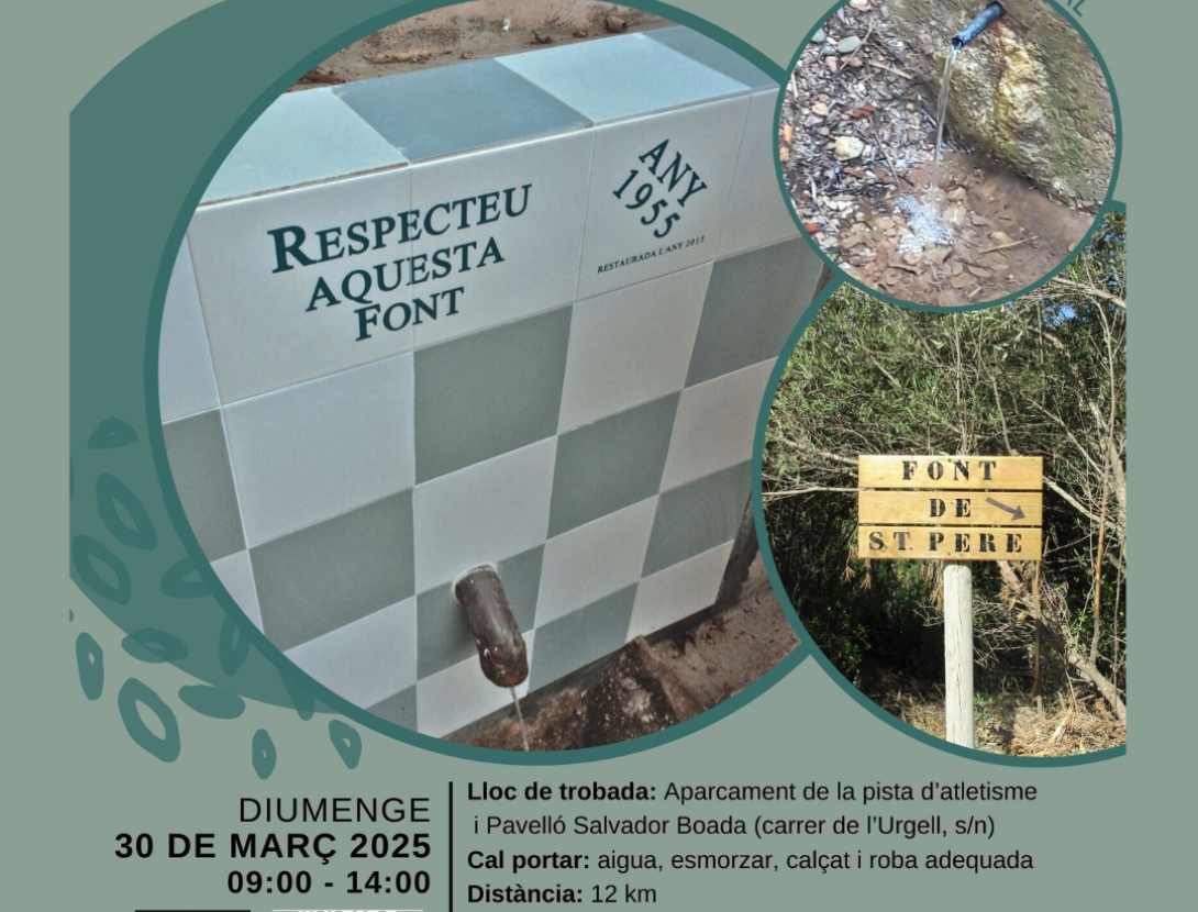 Excursió per fonts de Puigventós