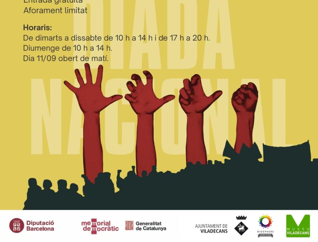 Exposició 'Els primers passos cap a la democràcia. 11 de setembre de 1977. Viladecans torna a celebrar la Diada Nacional de Catalunya