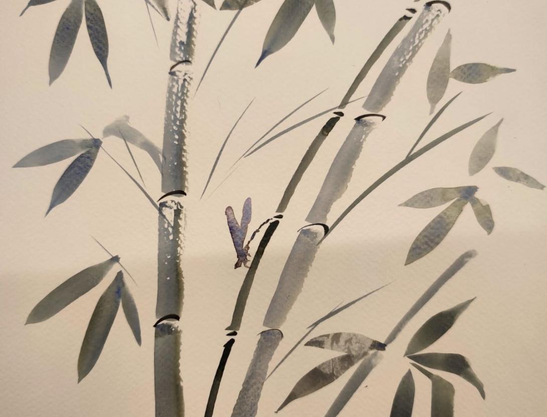 CreArt: 'L'aquarel·la oriental: la pràctica del bambú'