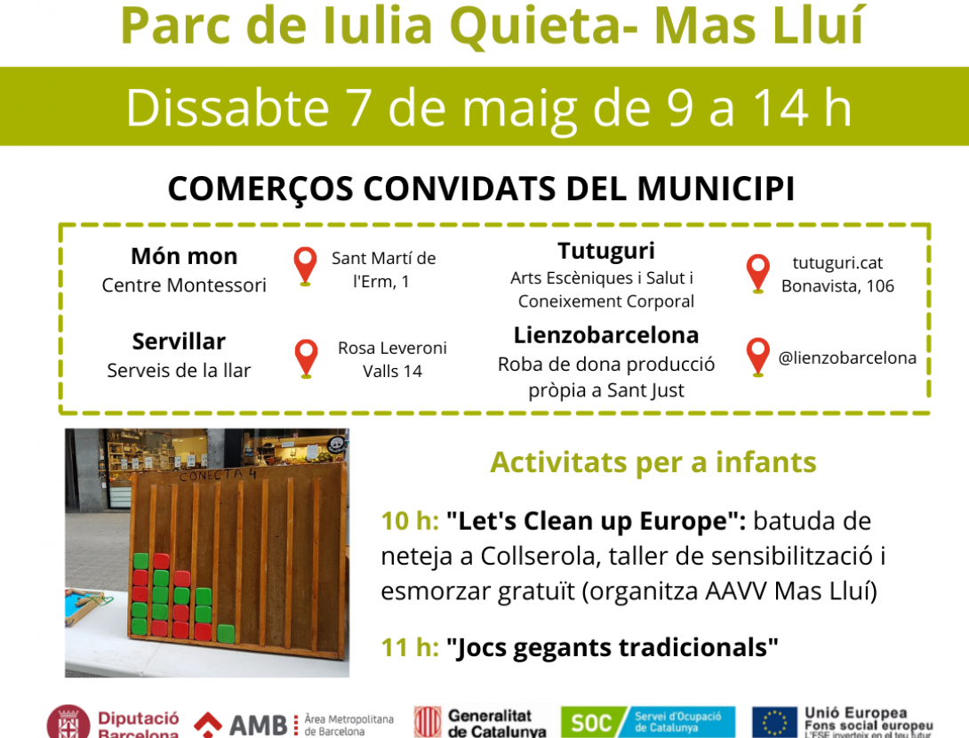 Mercat ambulant amb activitats i jocs