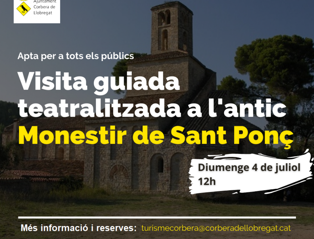 Visita guiada teatralitzada al monestir de Sant Ponç