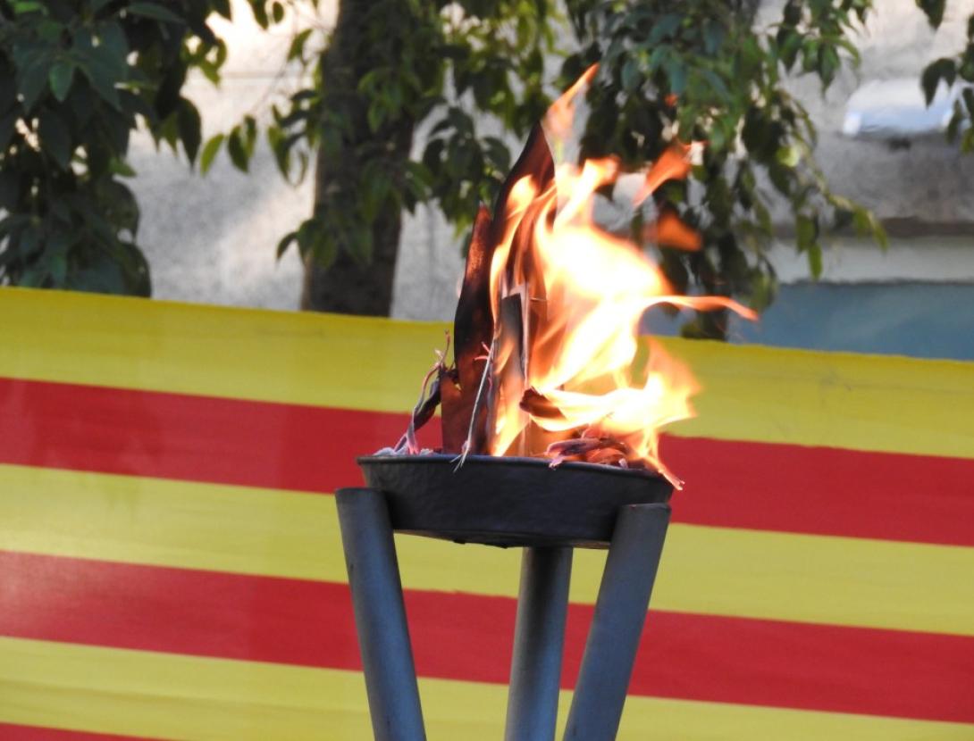 Arribada de la Flama del Canigó