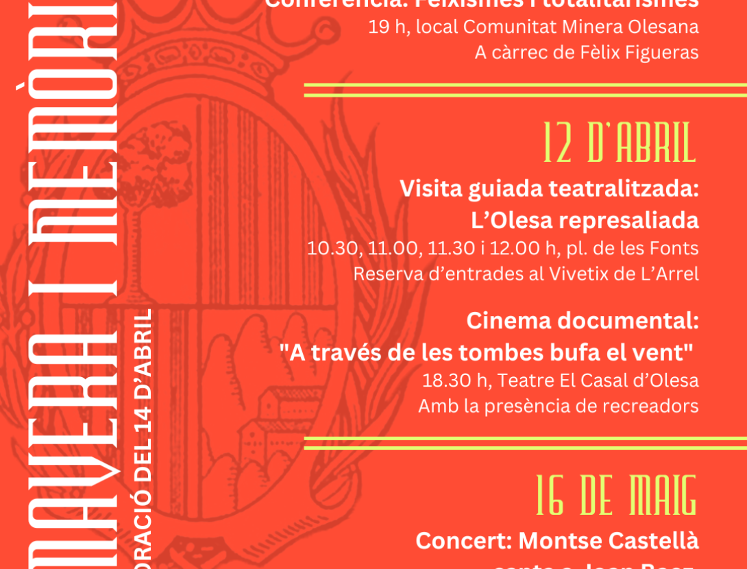 Actes "Primavera i memòria"