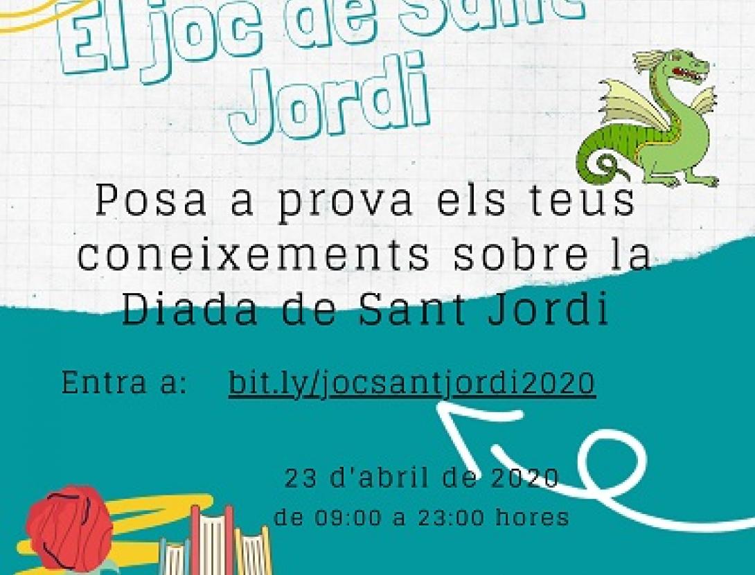 Cartell joc Sant Jordi 2020