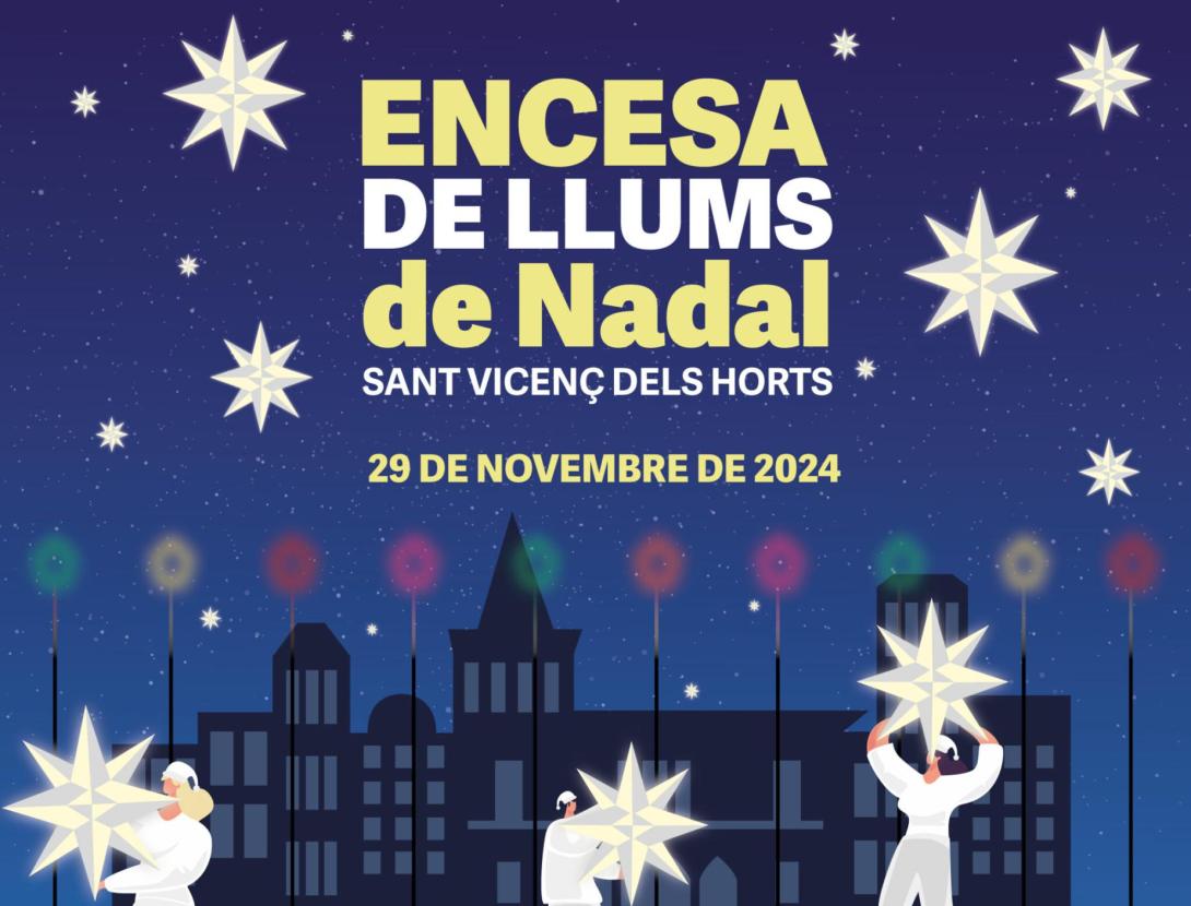 Encesa de llums de Nadal a Sant Vicenç dels Horts
