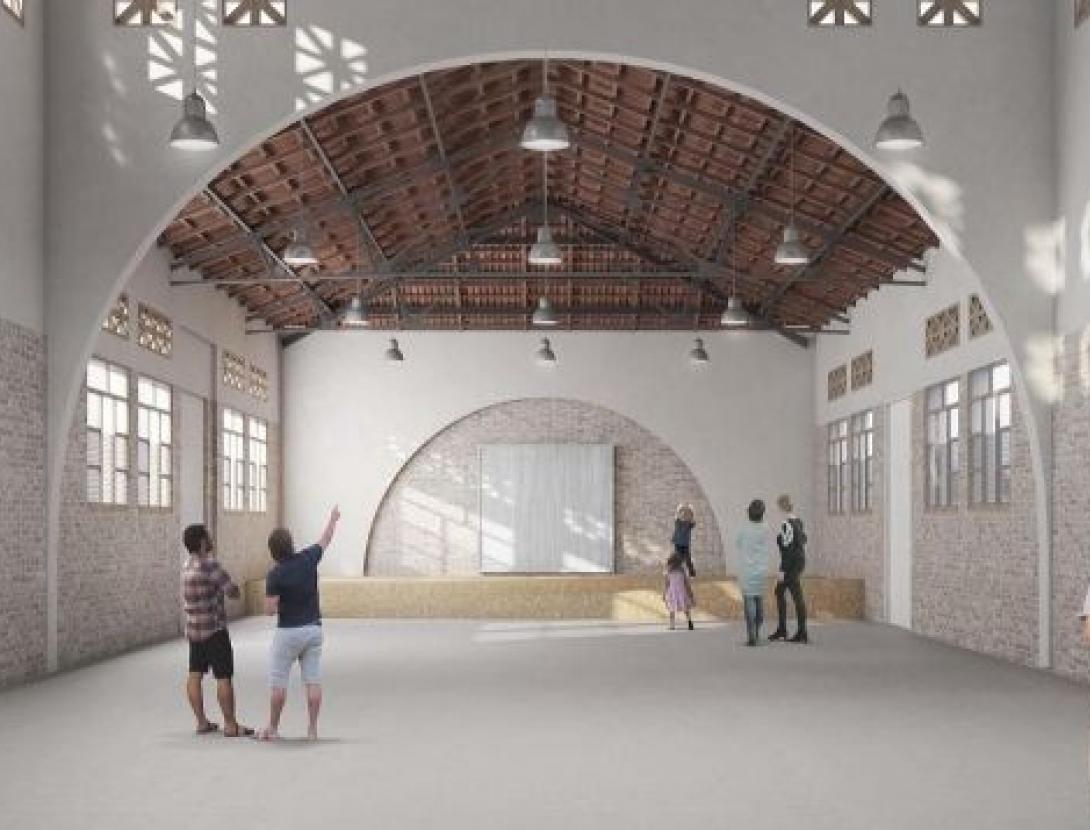 Imatge virtual de l'edifici de l'Escorxador