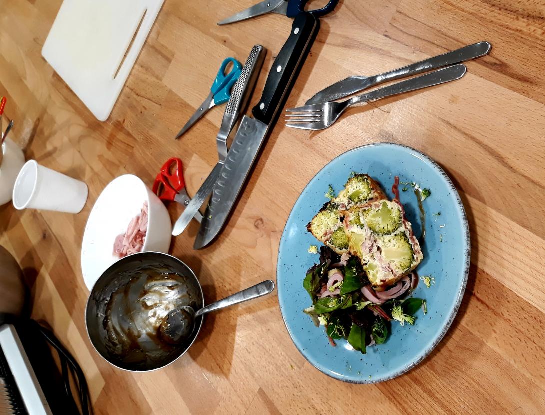 Pastel de Brocoli y Jamon Estudio Walter Vogt