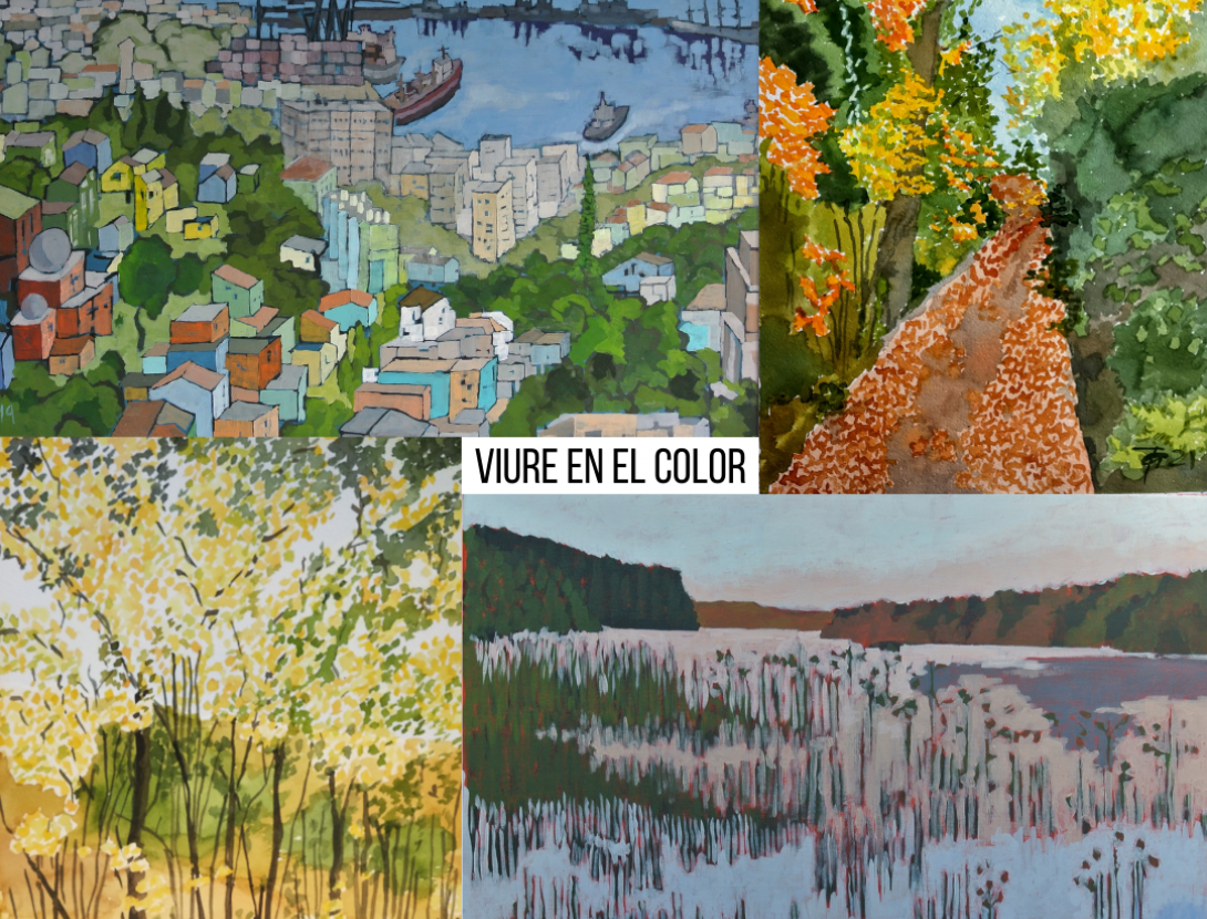 Exposició "Viure en el color", de Jaume Funes