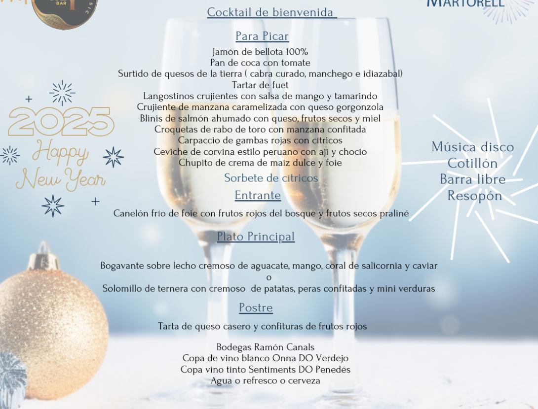 PAQUET DE CAP D'ANY HOTEL CIUTAT MARTORELL