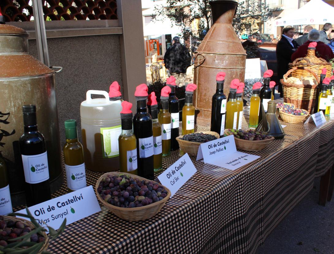 Detall de l'estand dels pagesos de Castellví