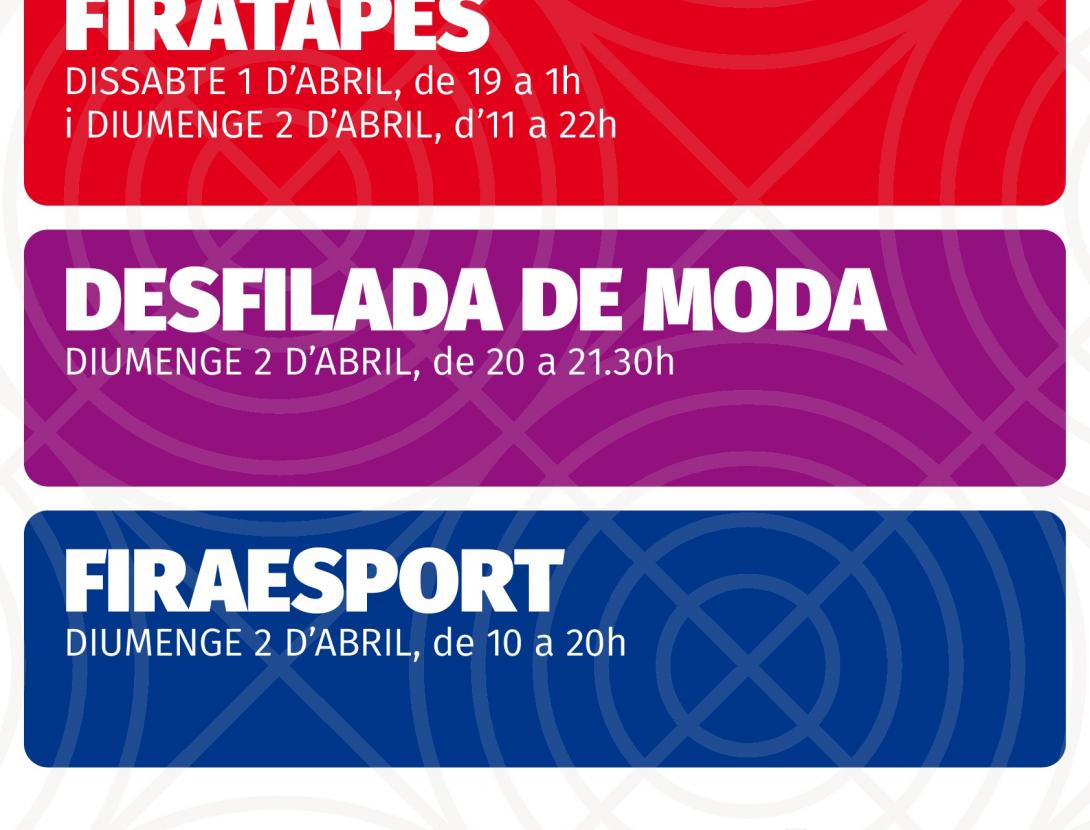 Firaestoc, Firatapes i Firaesport