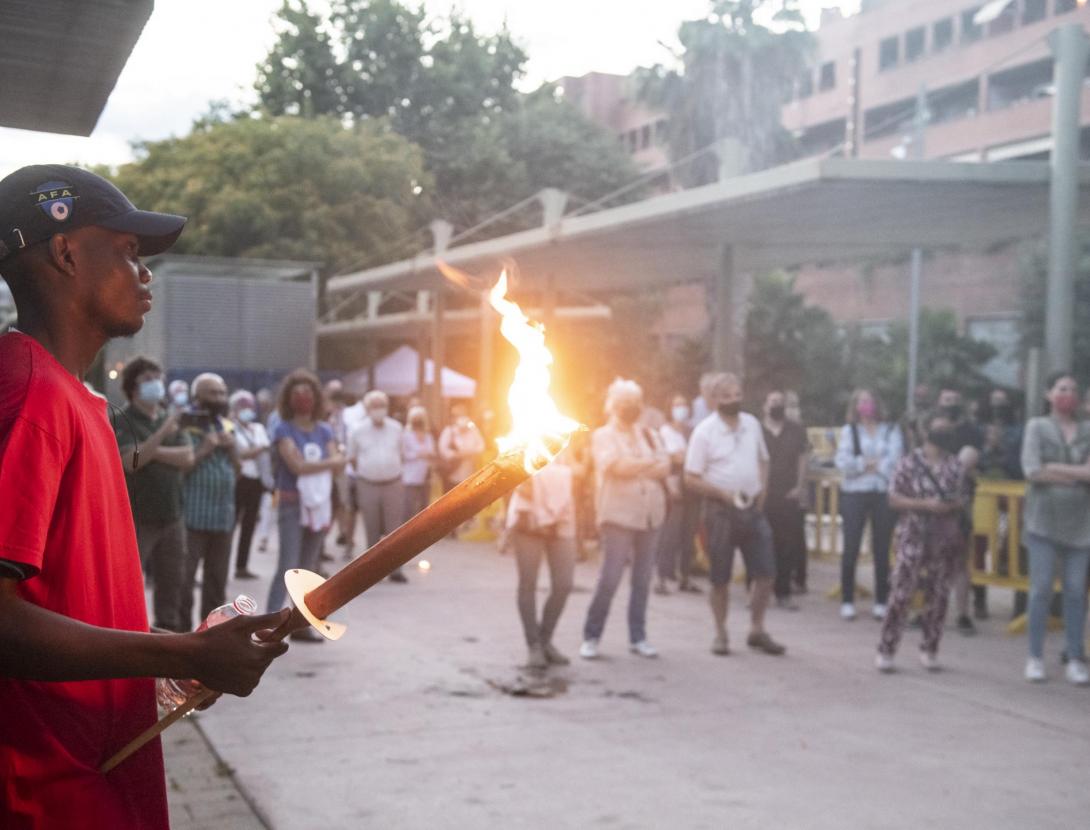 Flama del  Canigó i revetlla de Sant Joan