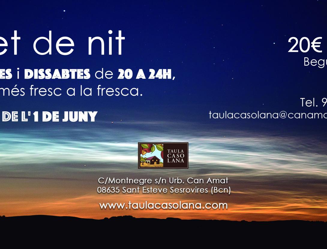 Bufet de Nit | Taula Casolana