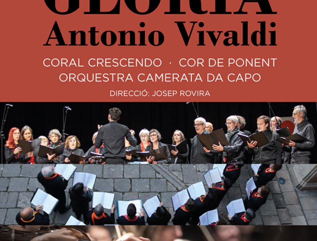 Concert 20è aniversari  de la Coral Crescendo: Coral  Crescendo, Cor de Ponent i  Orquestra Camerata Da Cap