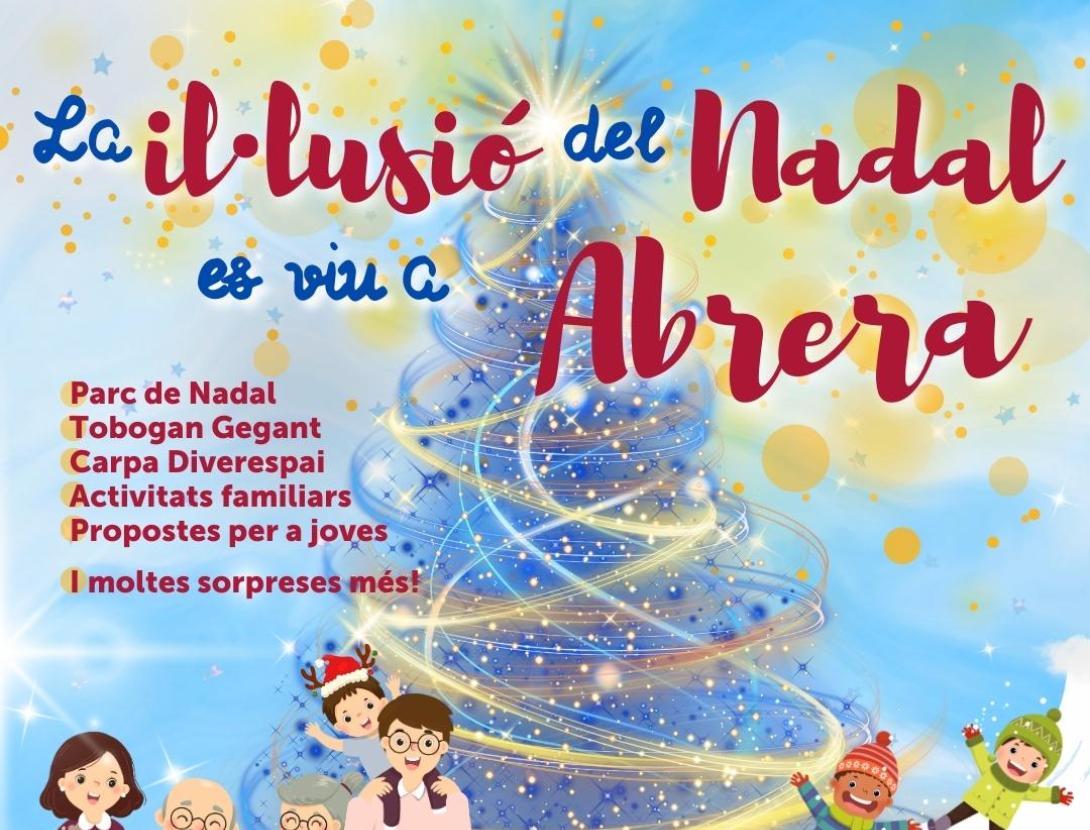 Parc de nadal: LA IL·LUSIÓ DEL NADAL ES VIU A ABRERA