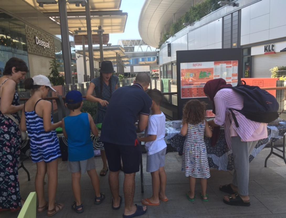 Taller “Mr. Potato”  al centre comercial Splau