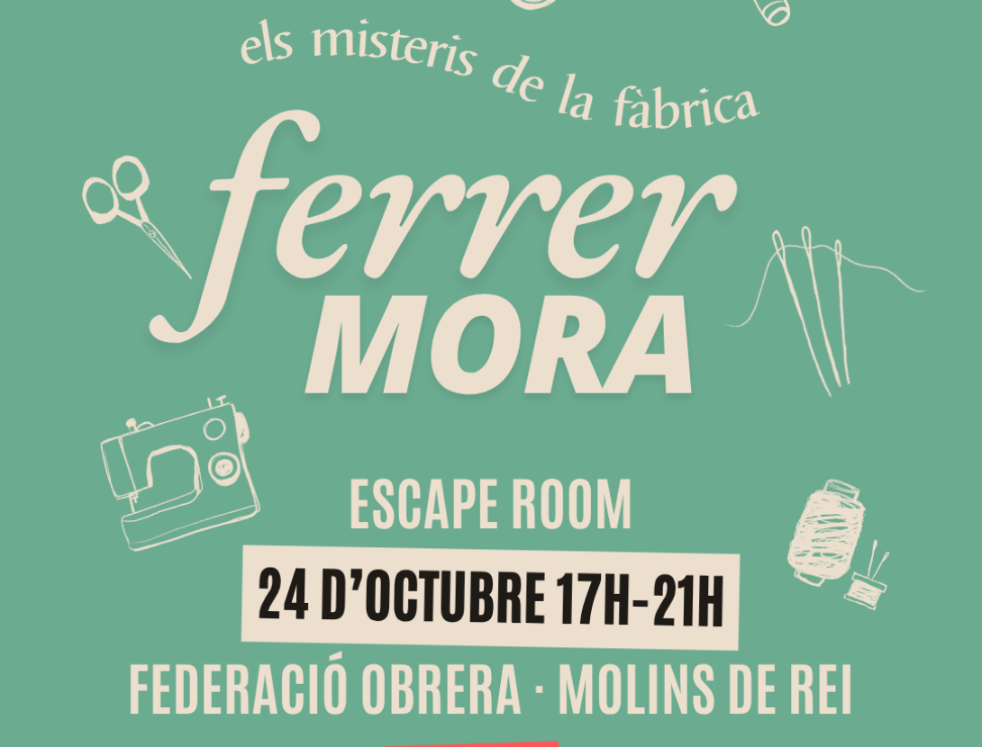 Els Misteris de la Fàbrica Ferrer i Mora [Escape Room]