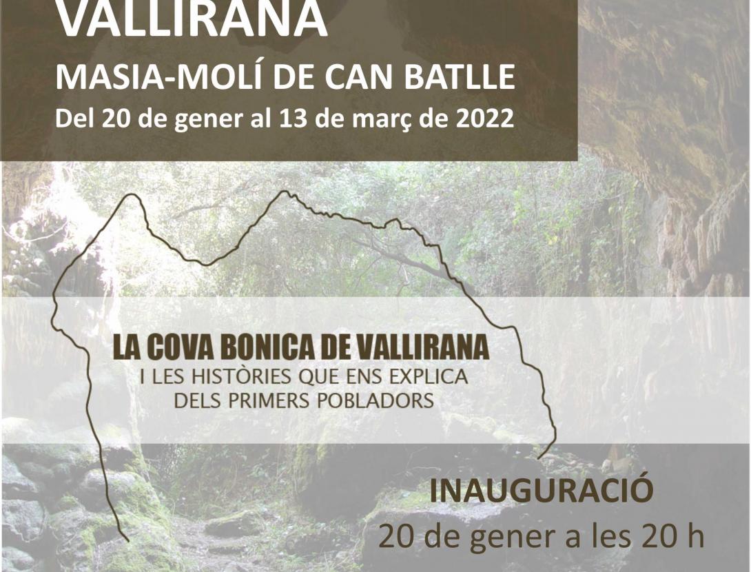 EXPOSICIÓ 'LA COVA BONICA DE VALLIRANA I LES HISTÒRIES QUE ENS EXPLICA DELS PRIMERS POBLADORS'