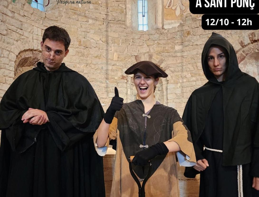 Visita teatralitzada a l'antic monestir de Sant Ponç