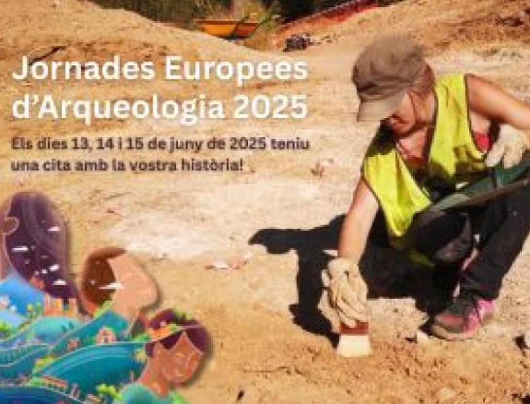 Visita als treballs arqueològics a Les Ferreres