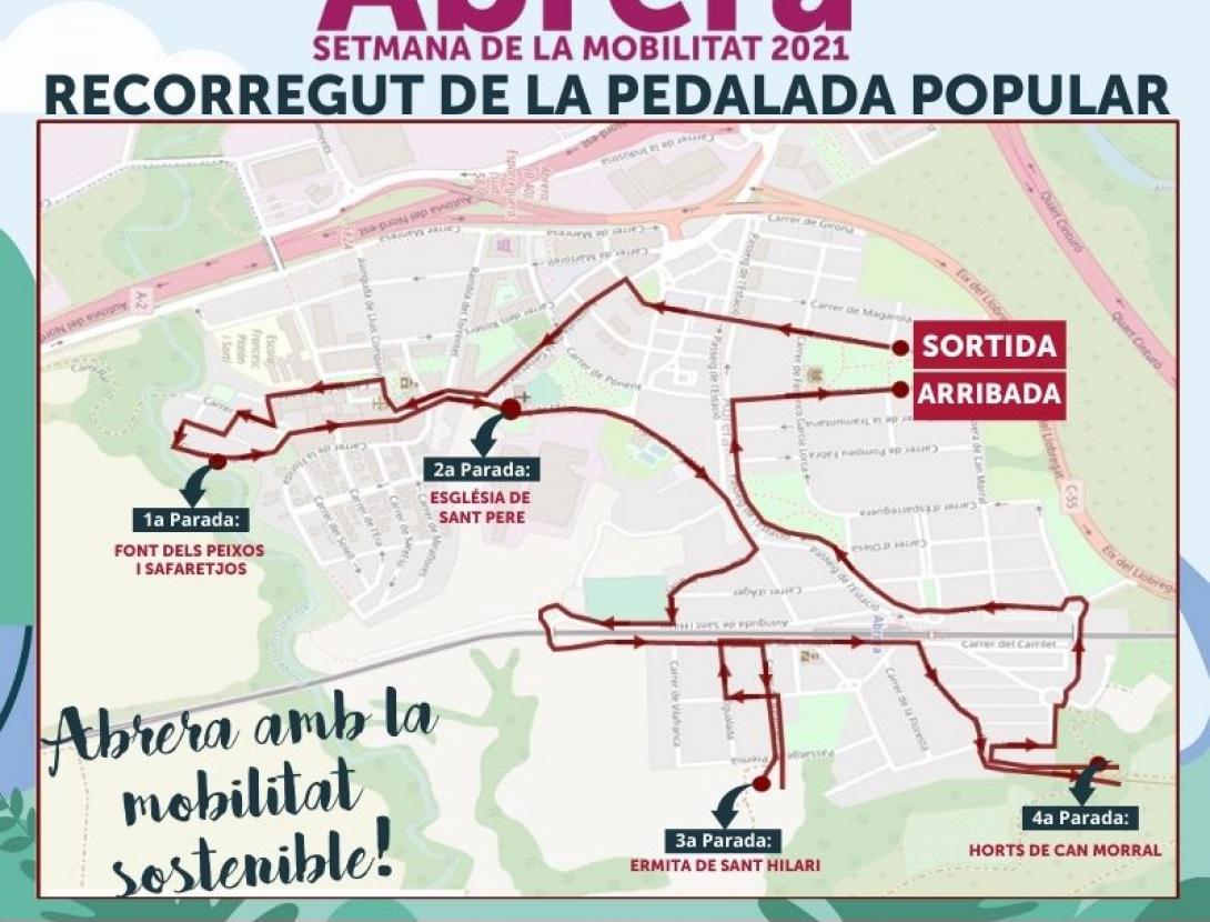 PEDALADA POPULAR . DESCOBRIM ABRERA!