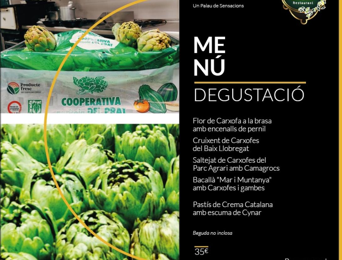 Menu Degustacio Carxofa Baix LLobregat