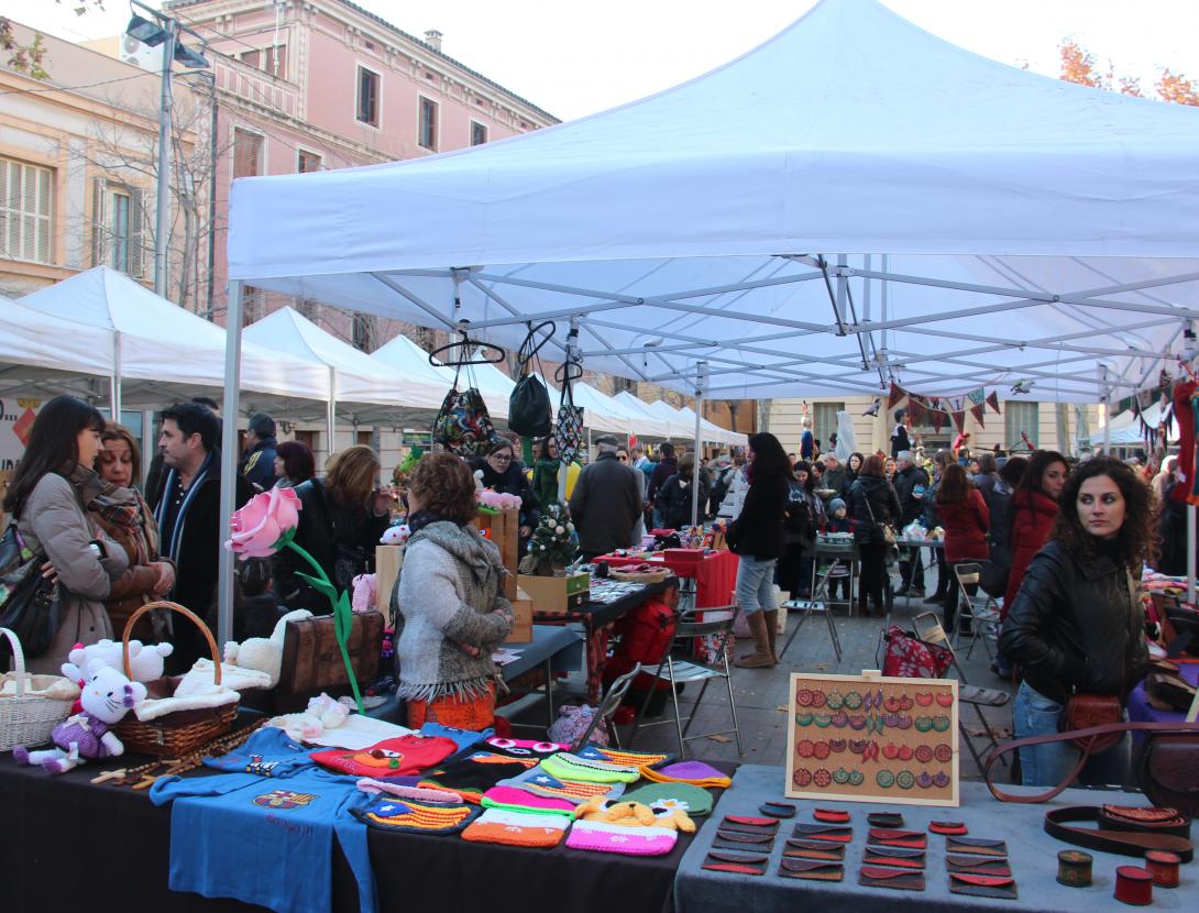 Mercat de Nadal a la Plaça de la Vila