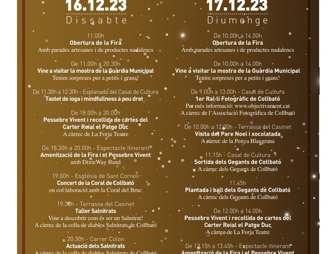 FIRA DE NADAL I DELS PRODUCTORS DEL PARC RURAL DEL MONTSERRAT