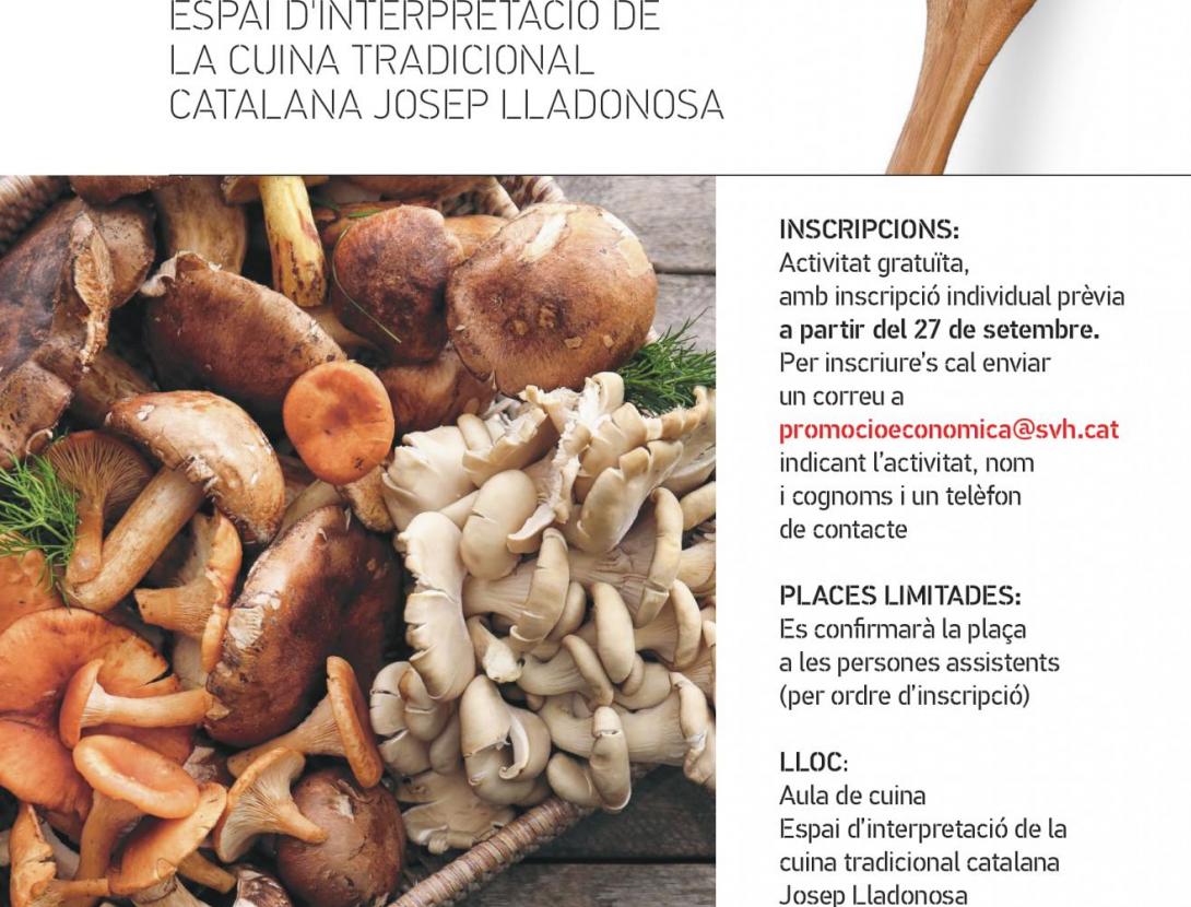 CUINA TRADICIONAL AMB BOLETS