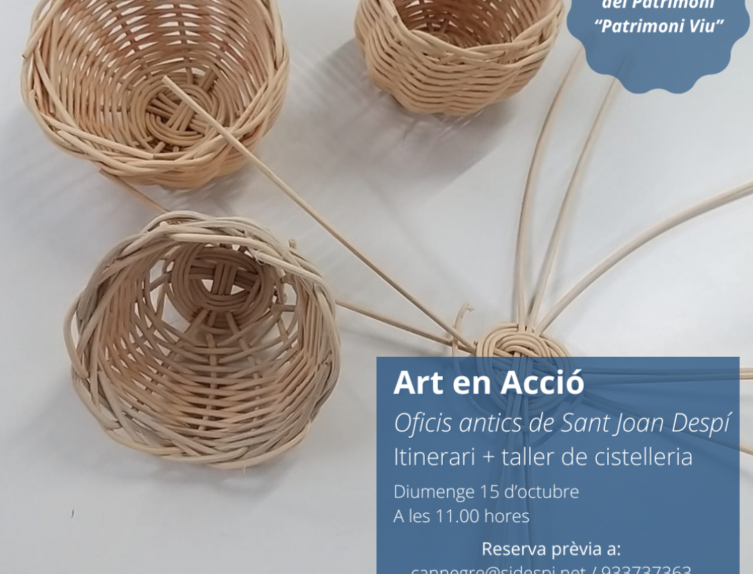 Oficis antics de Sant Joan Despí i taller de cistelleria