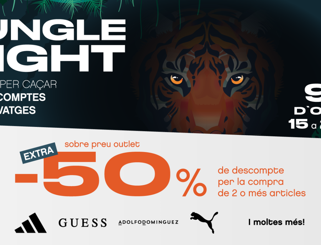 Torna la Jungle Night: 7 hores de descomptes, experiències úniques… i el sorteig d’un cotxe!