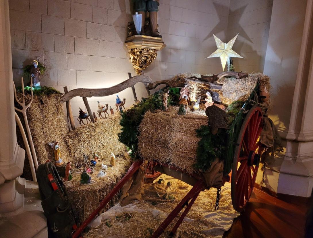 Inauguració del Pessebre dels Tres Tombs amb xocolatada