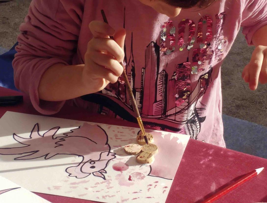 Tinta i Vi, Estudi d'art