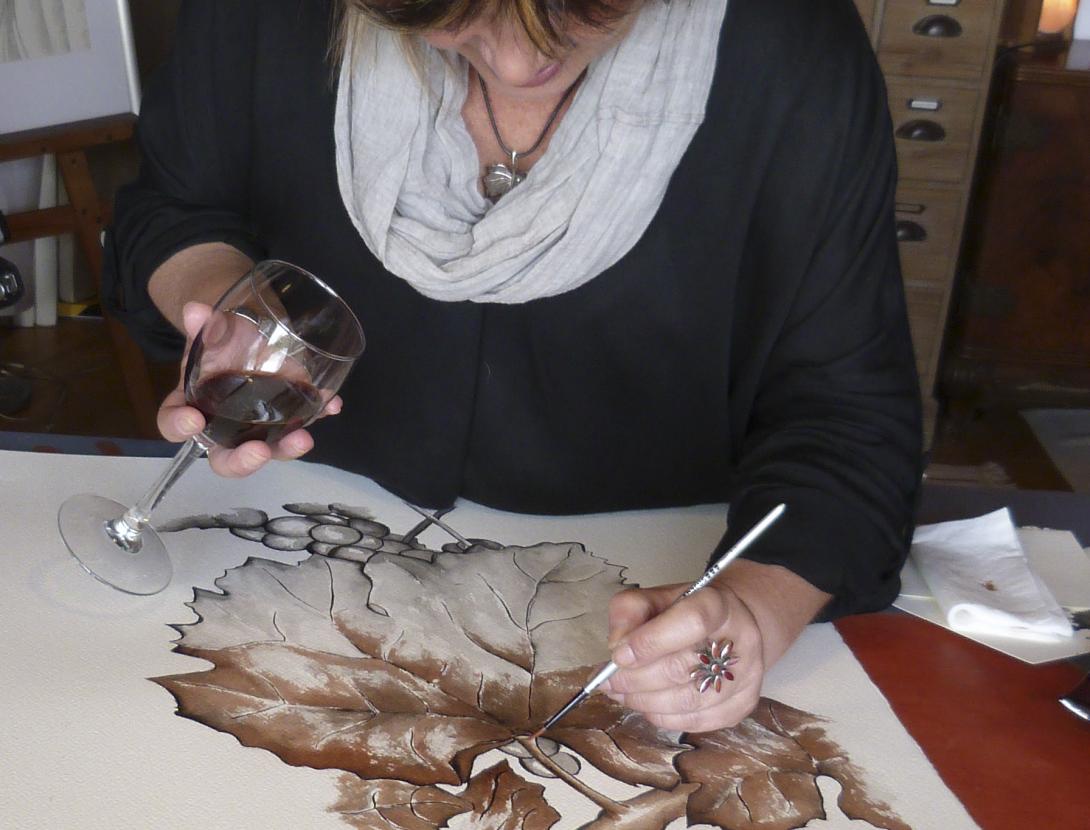 Tinta i Vi, Estudi d'art