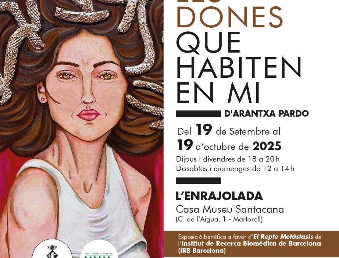 Inauguració de l'exposició pictòrica "Les dones que habiten en mi", d'Arantxa Pardo.