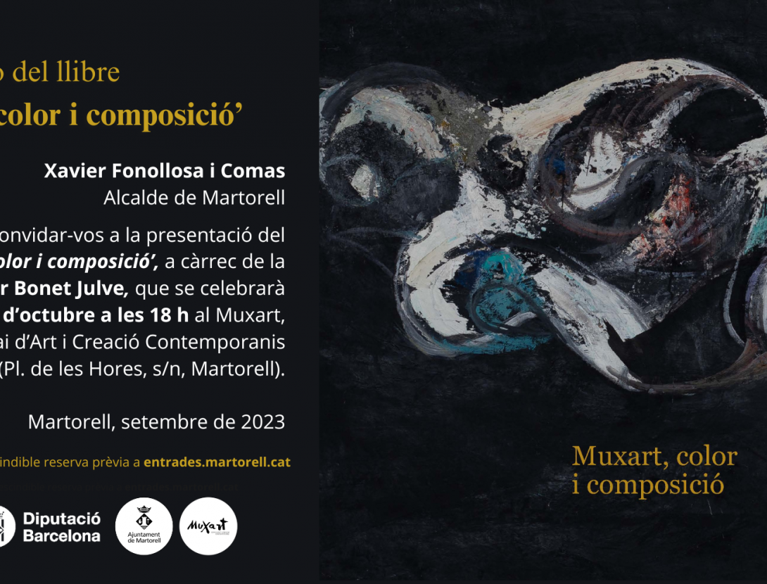 Presentació del catàleg "Muxart, color i composició"
