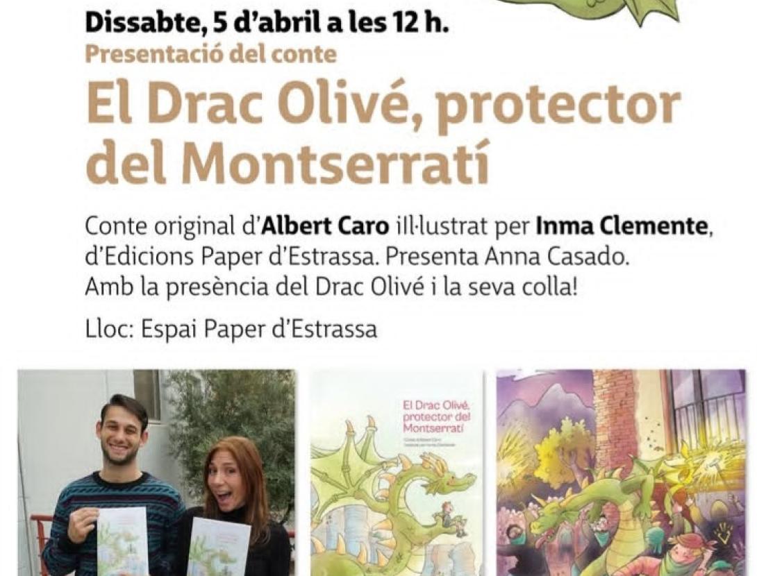 Presentació del conte "El Drac Olivé, protector del Montserratí"