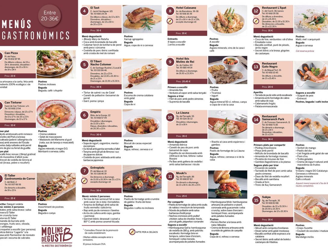 4rta Mostra gastronòmica  a Molins de Rei