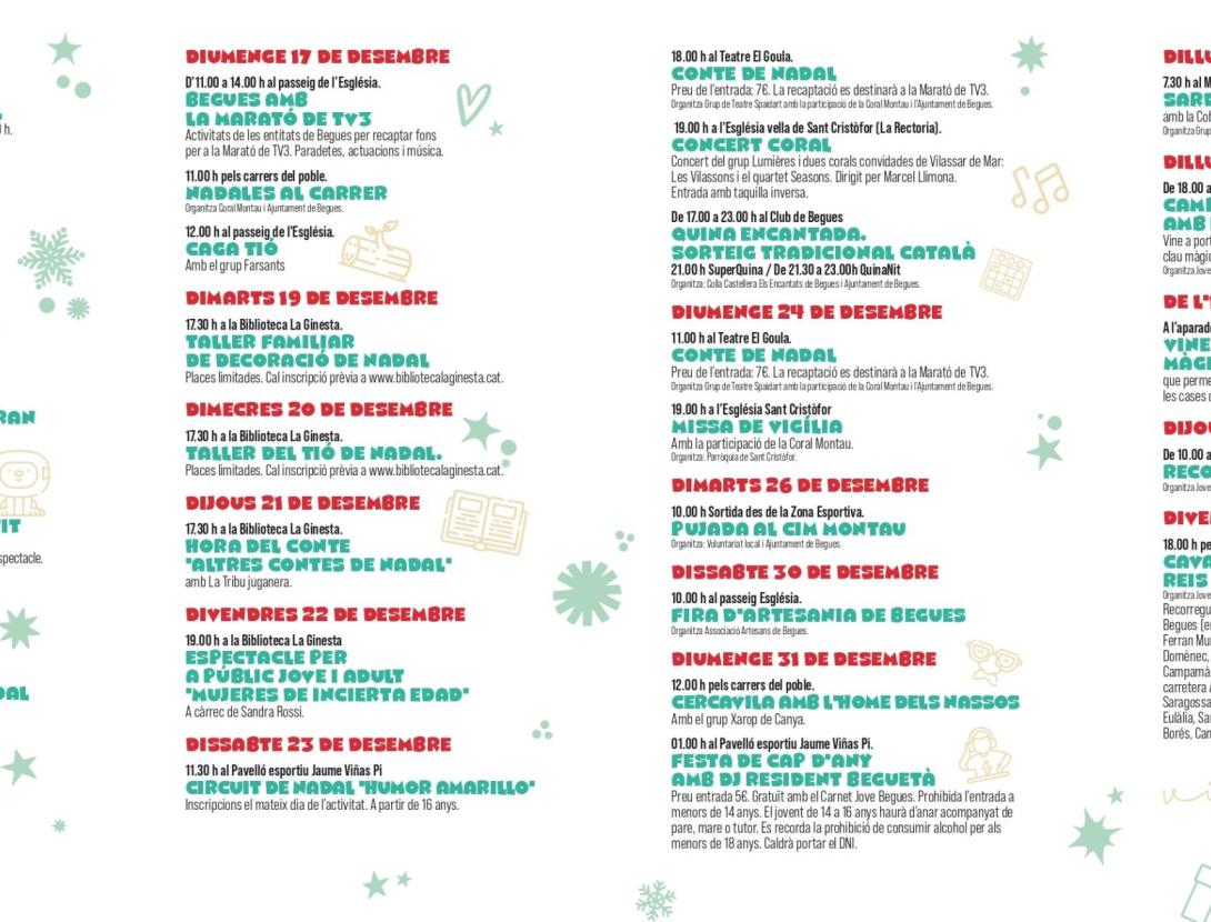 Viu el Nadal a Begues