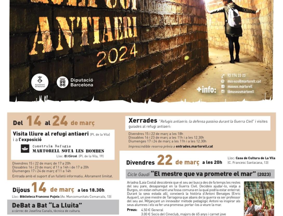 Visita lliure al Refugi Antiaeri i a l'exposició "Construïm Refugis. Martorell sota les bombes"