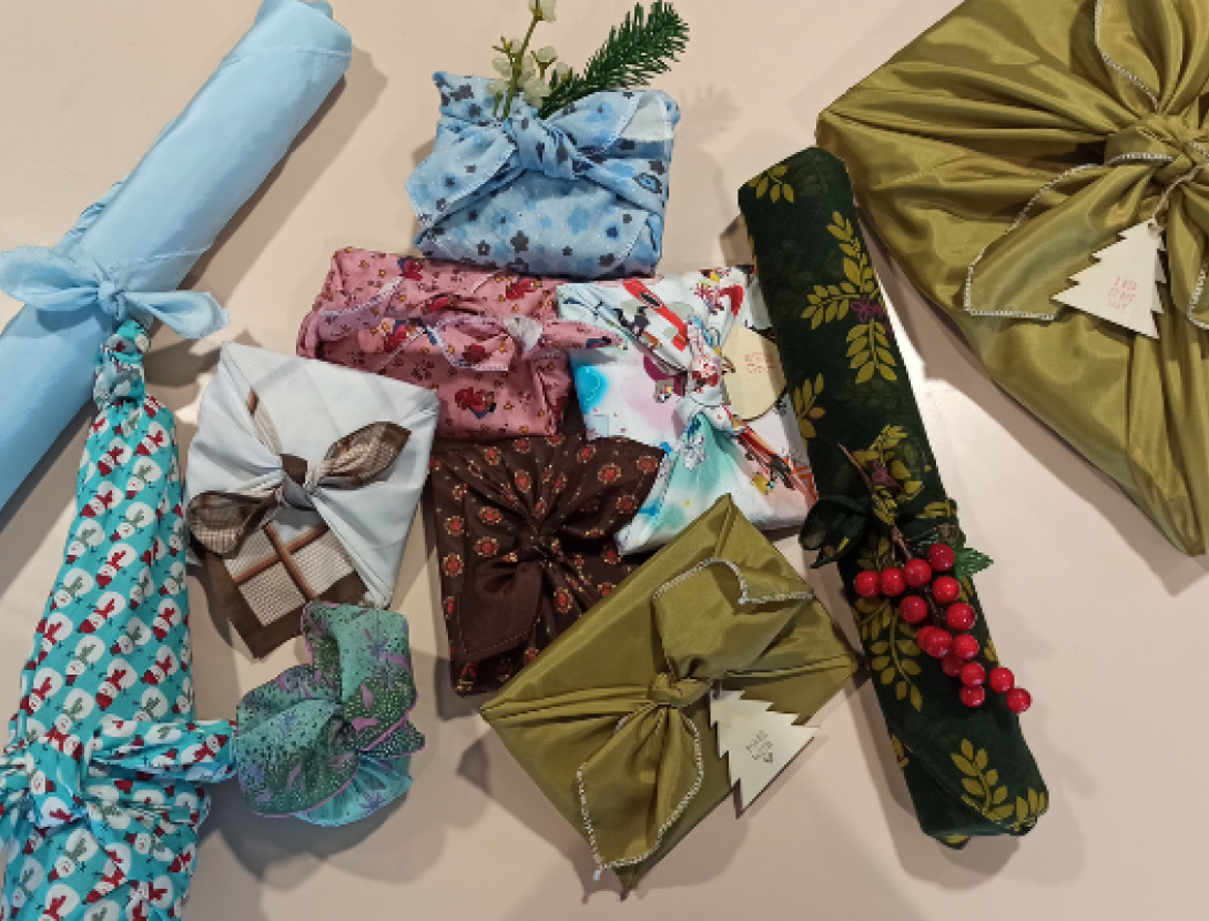 Emboliquem amb Furoshiki