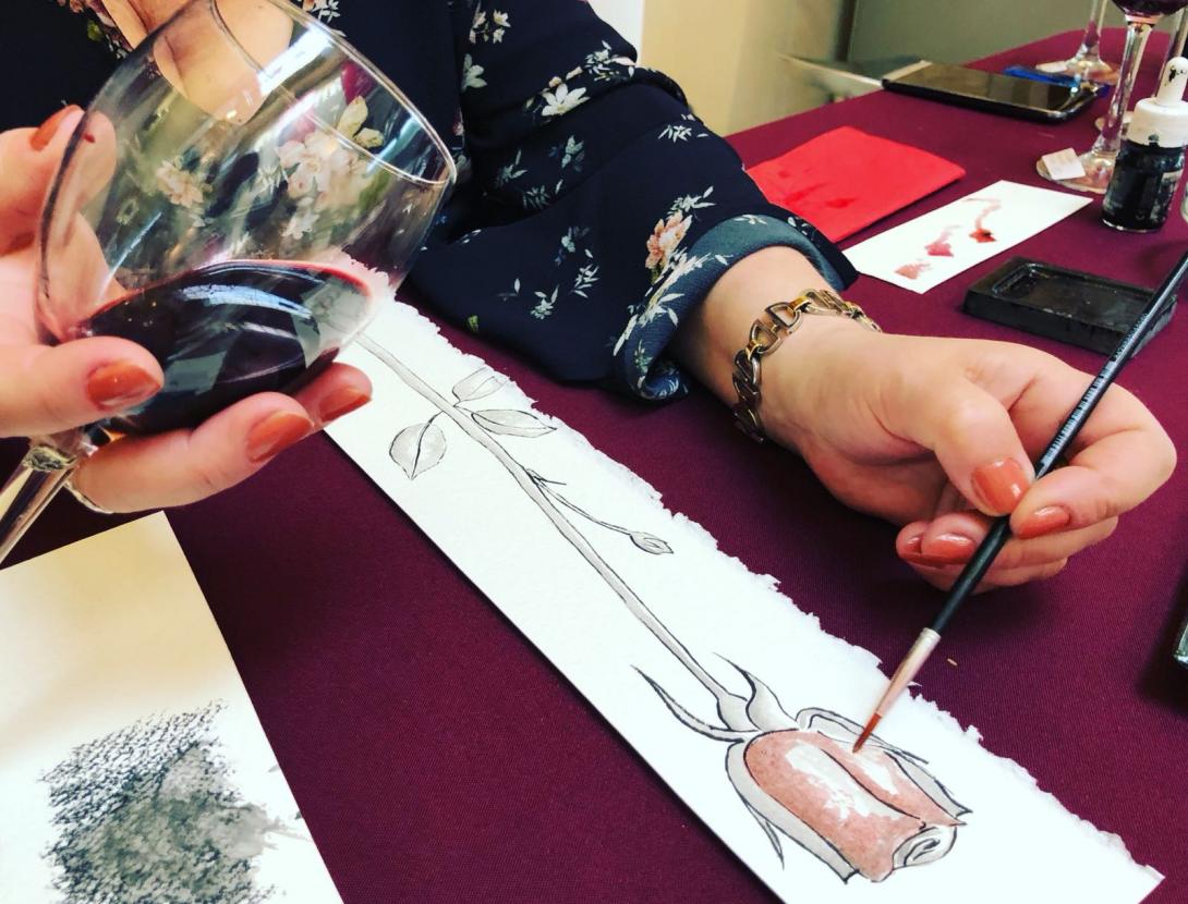 Romàntic Art a l'Estudi d'Art Tinta i VI