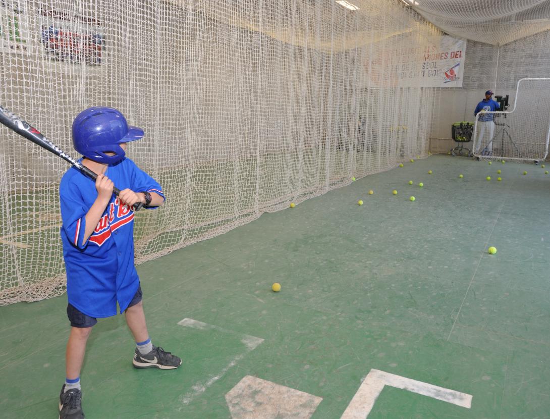 Bateja com un Profesional del Beisbol